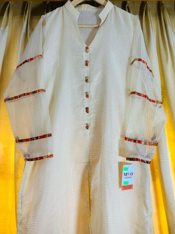Open style dress with plazo - Image 2