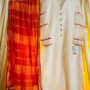 Open style dress with plazo